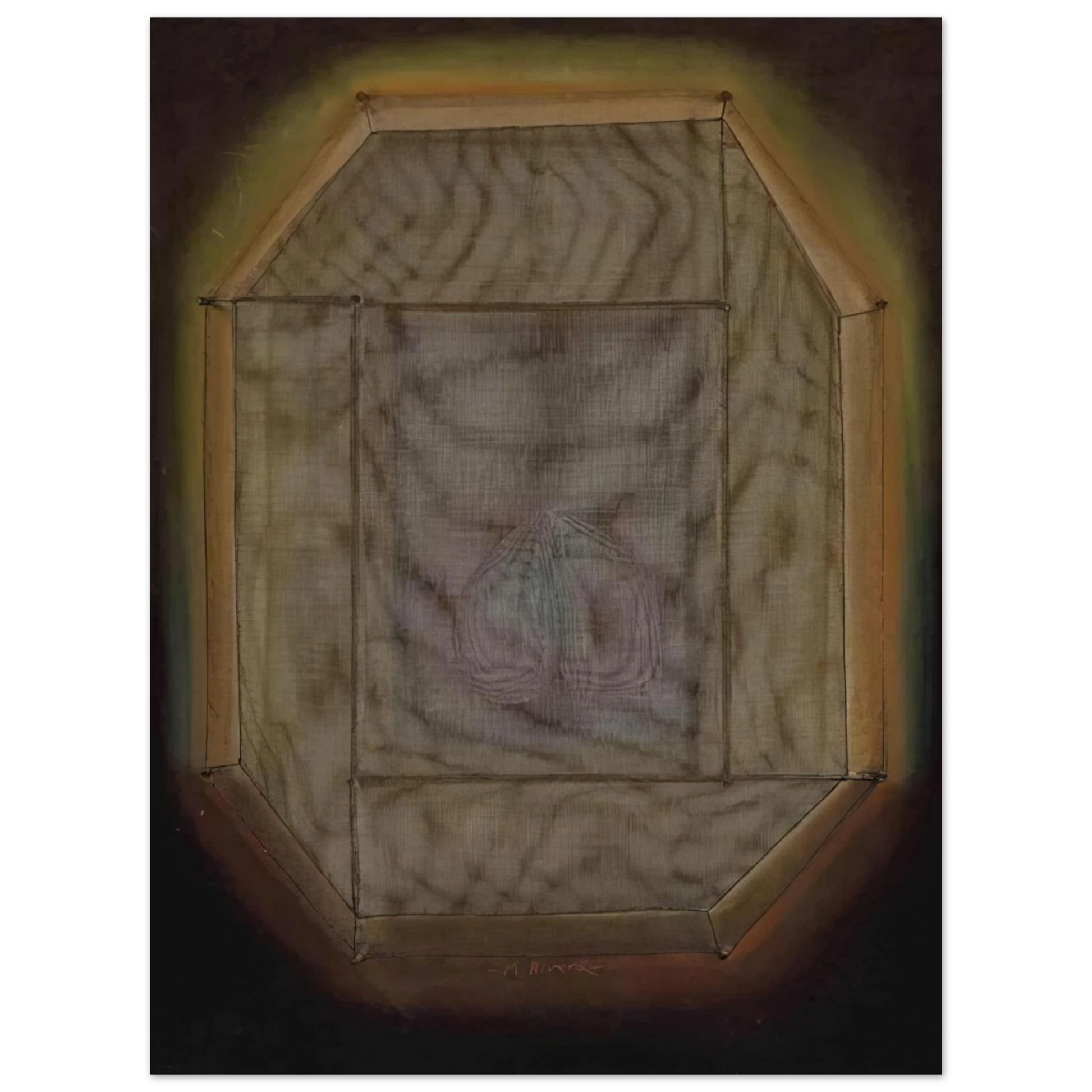 Manuel Rivera - Mutant Mirror No. 5 - 1971 Fine Art Poster - Default Title