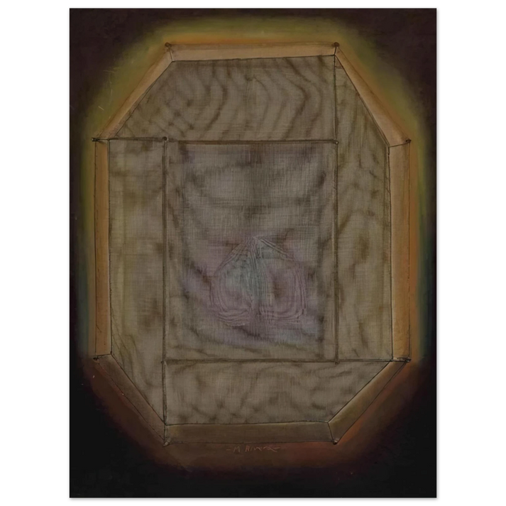 Manuel Rivera - Mutant Mirror No. 5 - 1971  75x100 cm / 30x40inches Fine Art Poster