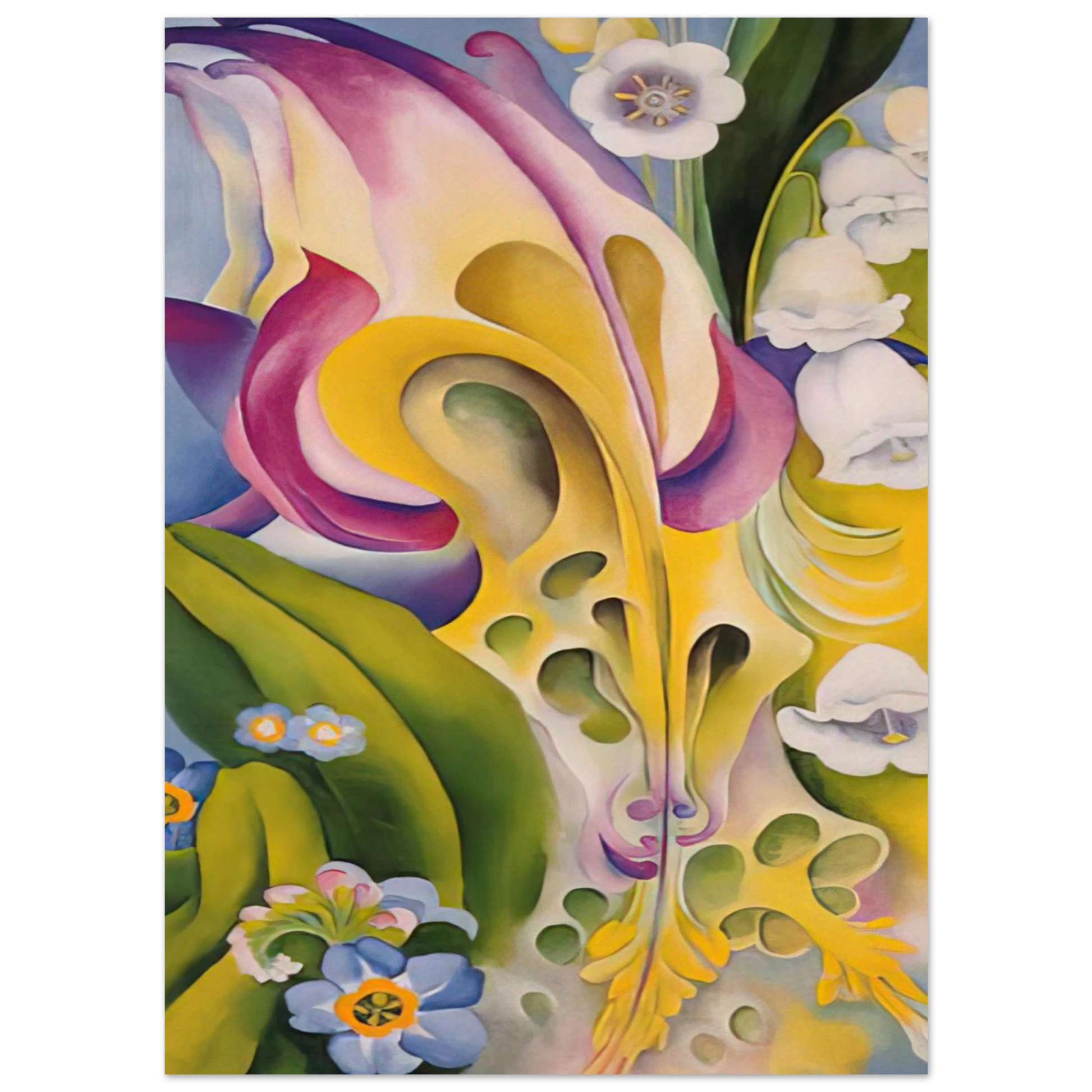 Georgia O'Keeffe - From the Old Garden No 2 Fine Art Poster - 40x60 cm / 16x24 inches