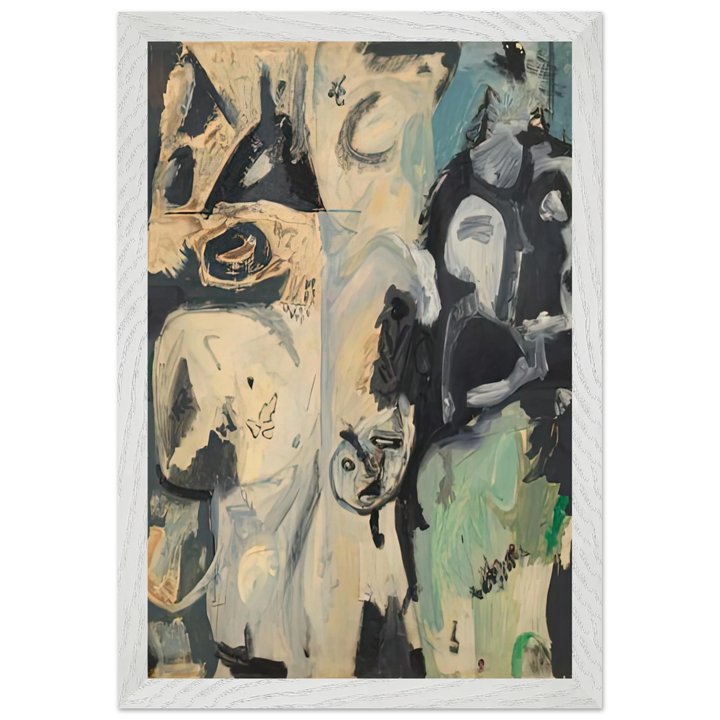 Helen Frankenthaler - Untitled, 1950- Wall Art - 30x40 cm / 12x16 inches - Fine Art Poster - -