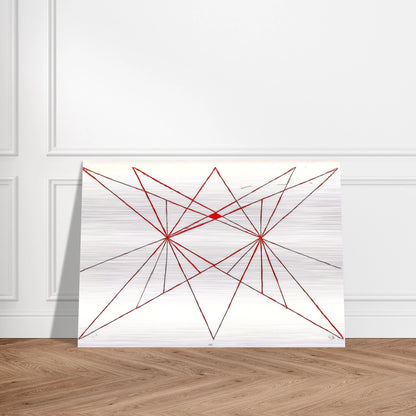 UNTITLED 1995 6 - Louise Bourgeois Brushed Aluminum Print - 70x100 cm / 28x40 inches | Louise Bourgeois Aluminum Print | Louise Bourgeois Prints