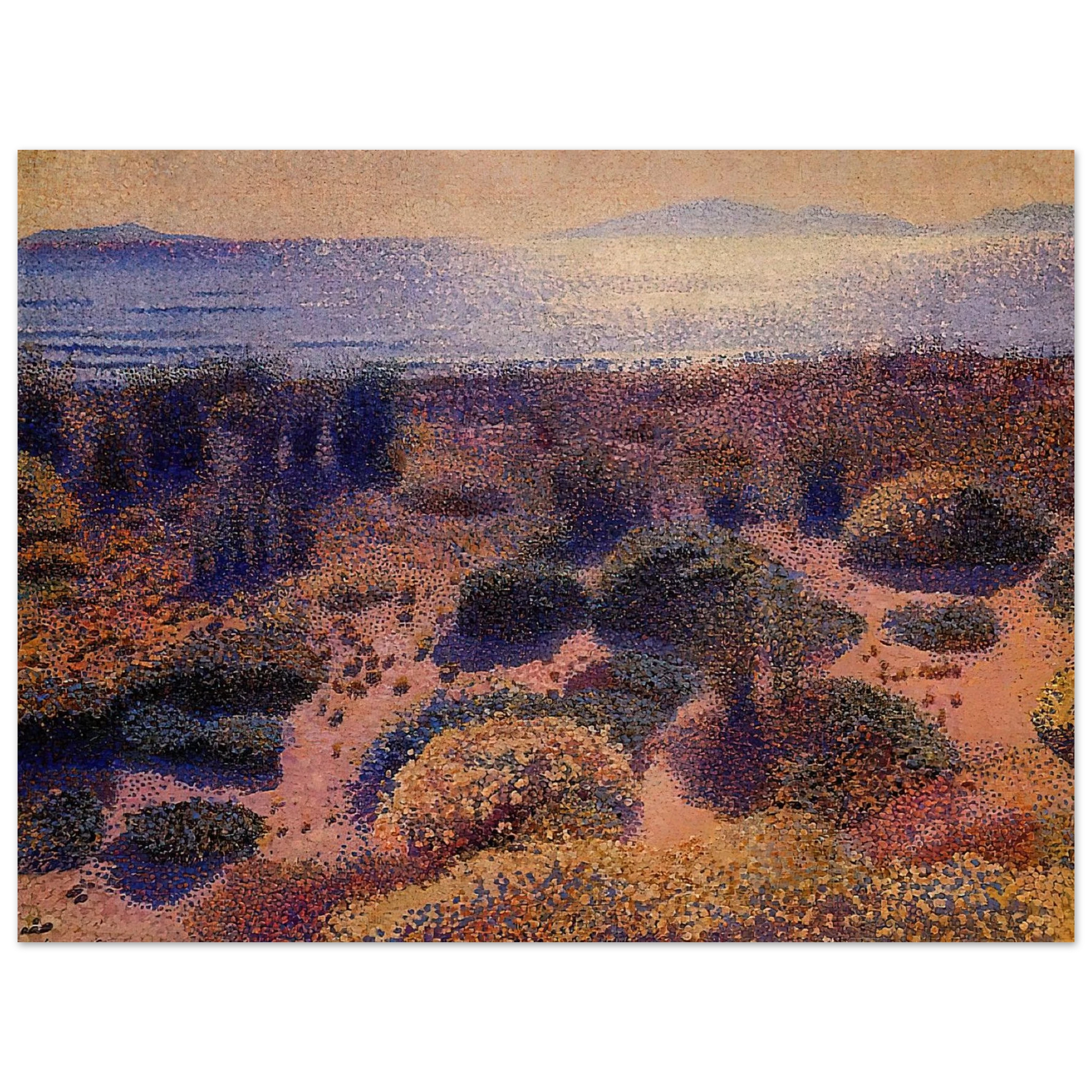 Henri-Edmond Cross - Plage de la Vignassa Fine Art Poster - Default Title