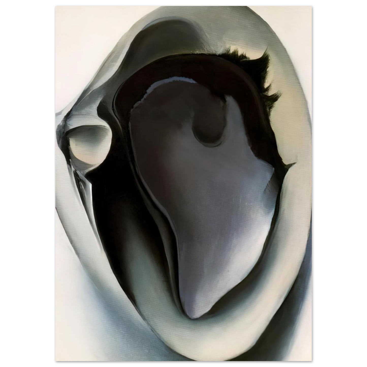 Georgia O'Keeffe - Clam and mussel Fine Art Poster - 75x100 cm / 30x40 inches