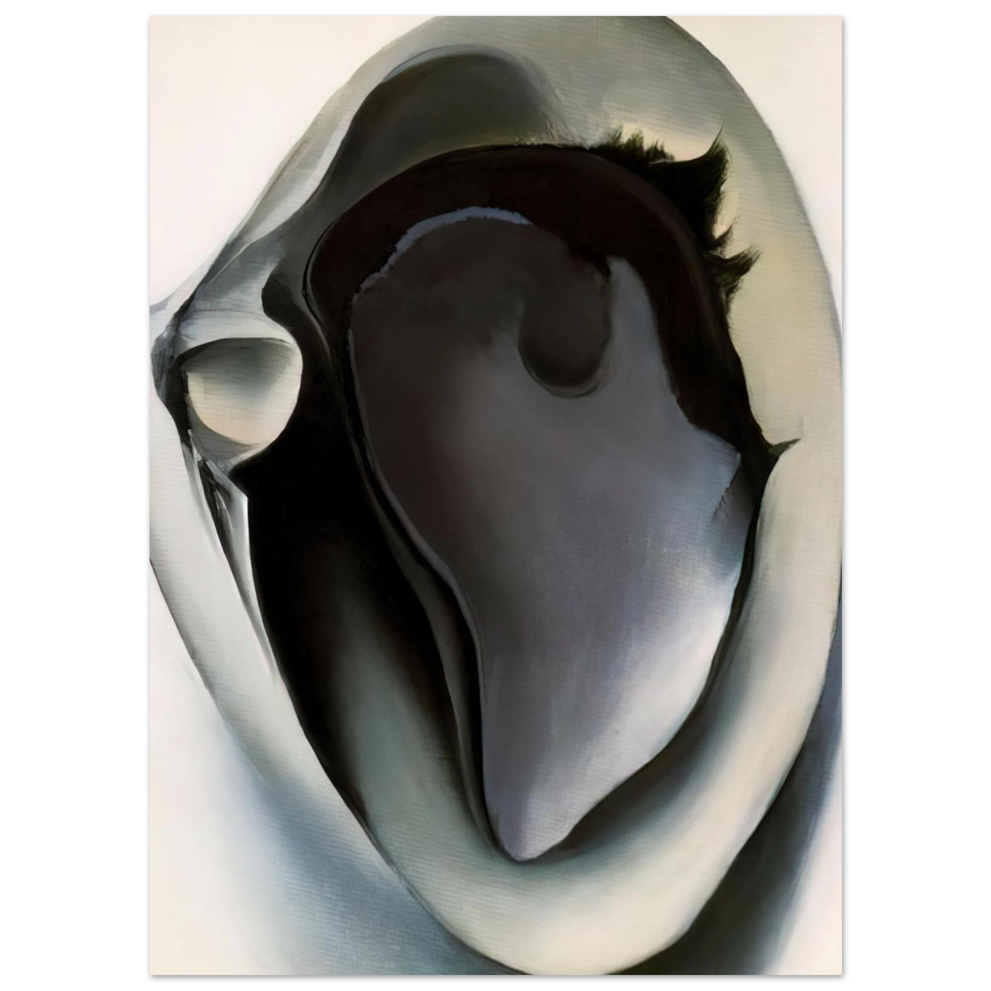 Georgia O'Keeffe - Clam and mussel Fine Art Poster - 75x100 cm / 30x40 inches