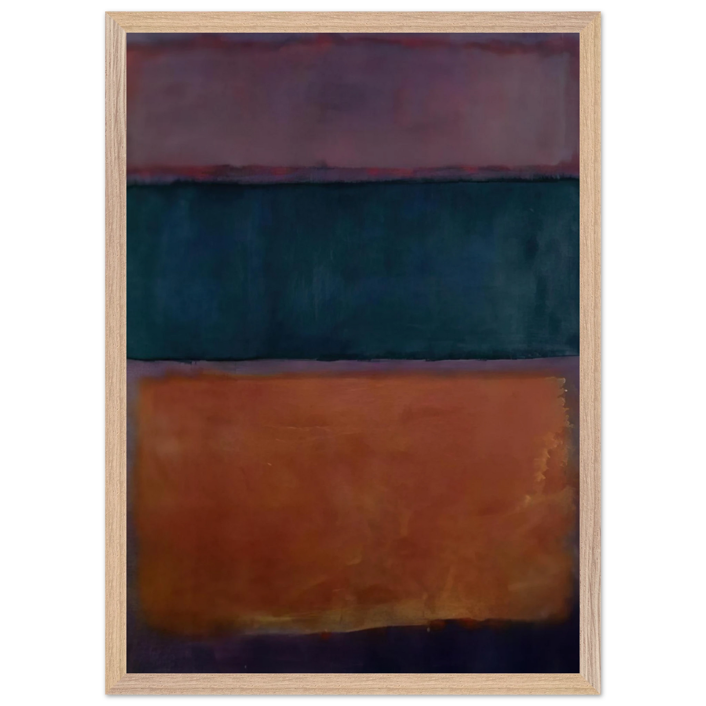 Helen Frankenthaler - Untitled - 1963 Wall art - 75x100 cm / 30x40 inches - Fine Art Poster - -