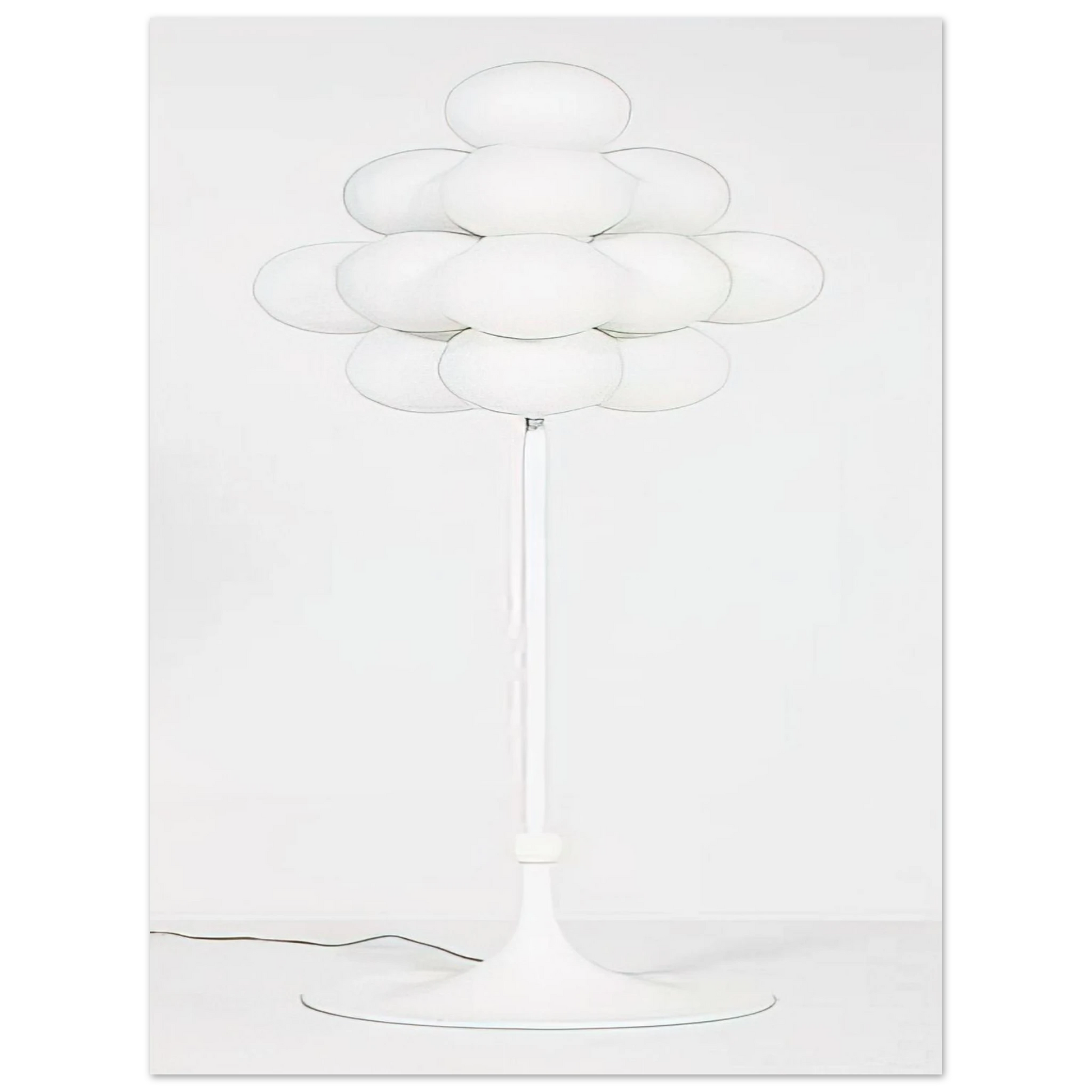 Max Bill - Floor Lamp - 1960 Fine Art Poster - Default Title
