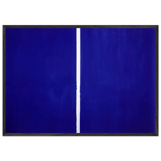 Onement VI - Barnett Newman Framed Art Print – Black Wooden Frame - Default Title - -Framed Art Print