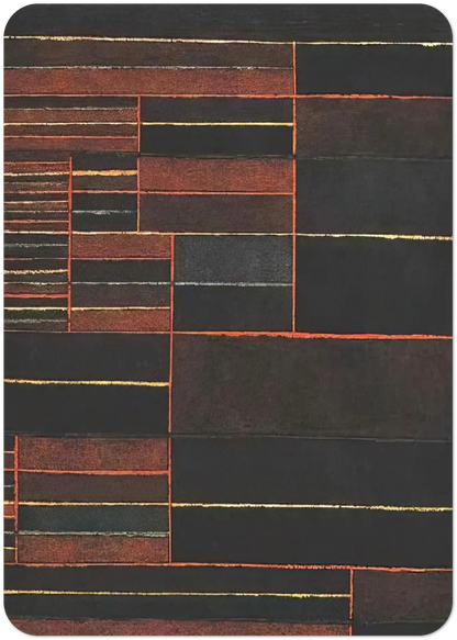 IN THE CURRENT SIX THRESHOLDS 1929 By Paul Klee Pack of 10 Post Cards | Paul Klee Post Cards | A6 (10.5 x 14.8 cm) - 4.1 x 5.8 inches
