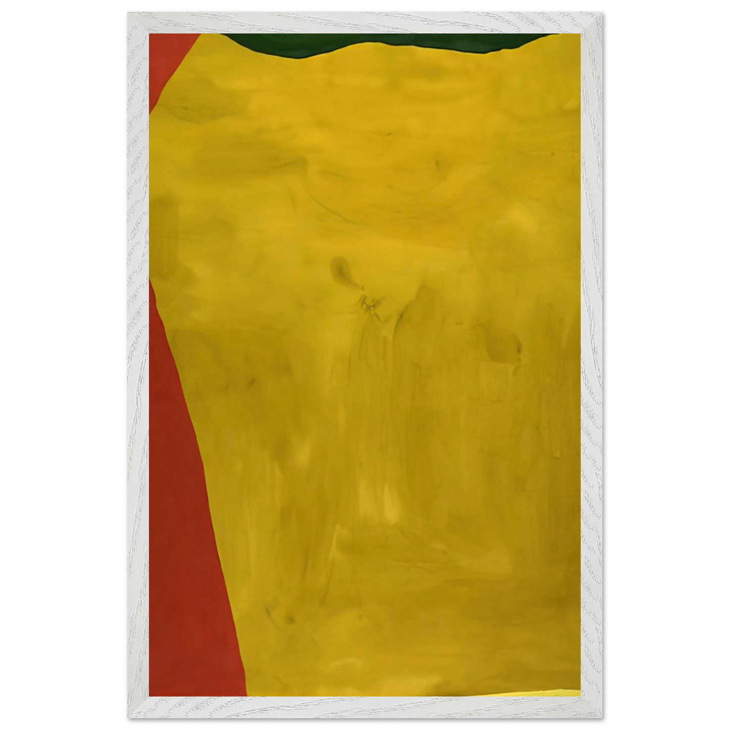 Helen Frankenthaler - Blessing of the Fleet - 1969 Wall art - A2 (42 x 59.4  cm) - Premium Wooden Framed Poster With Fine Art Paper - White frame