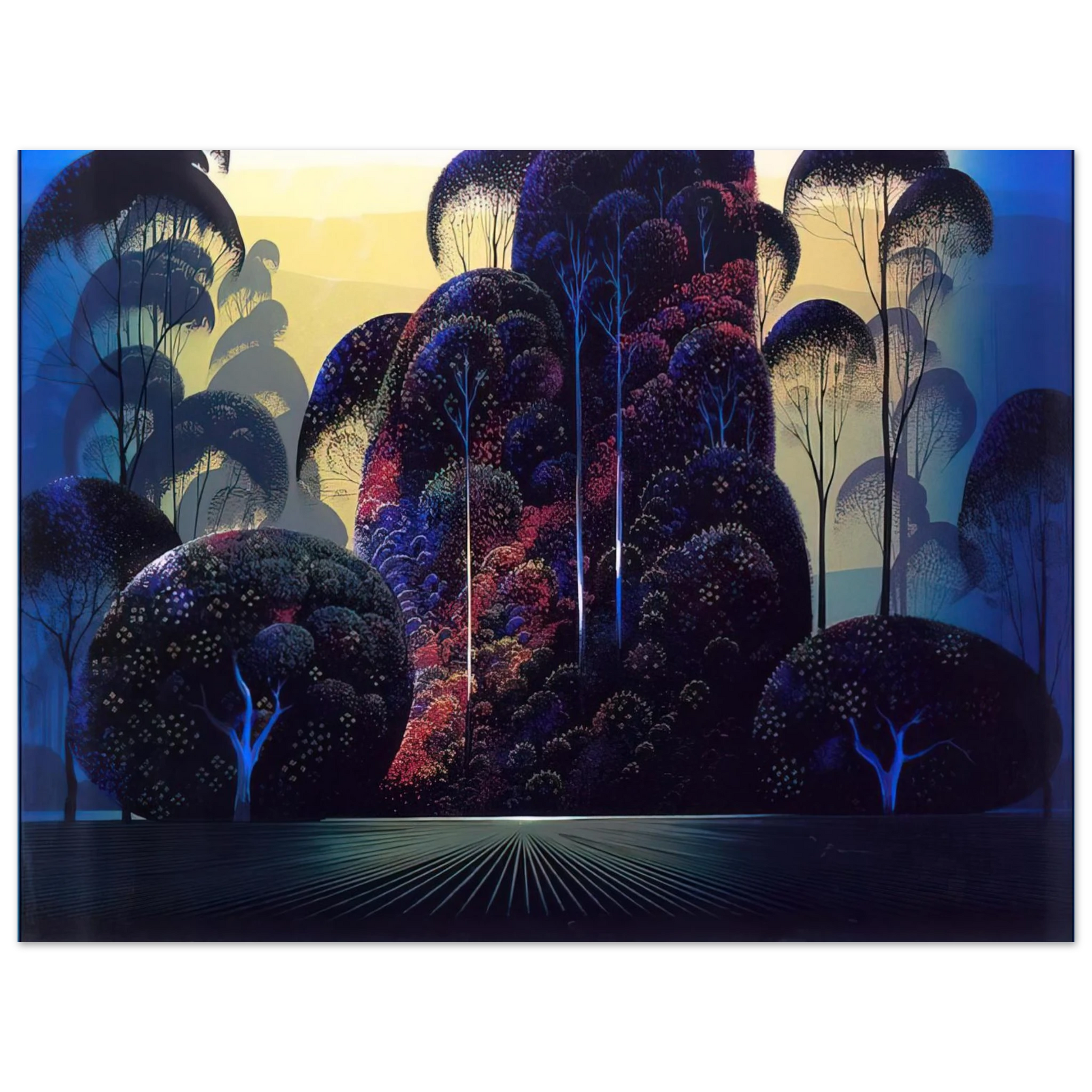 Eyvind Earle - Mendocino Fine Art Poster - Default Title