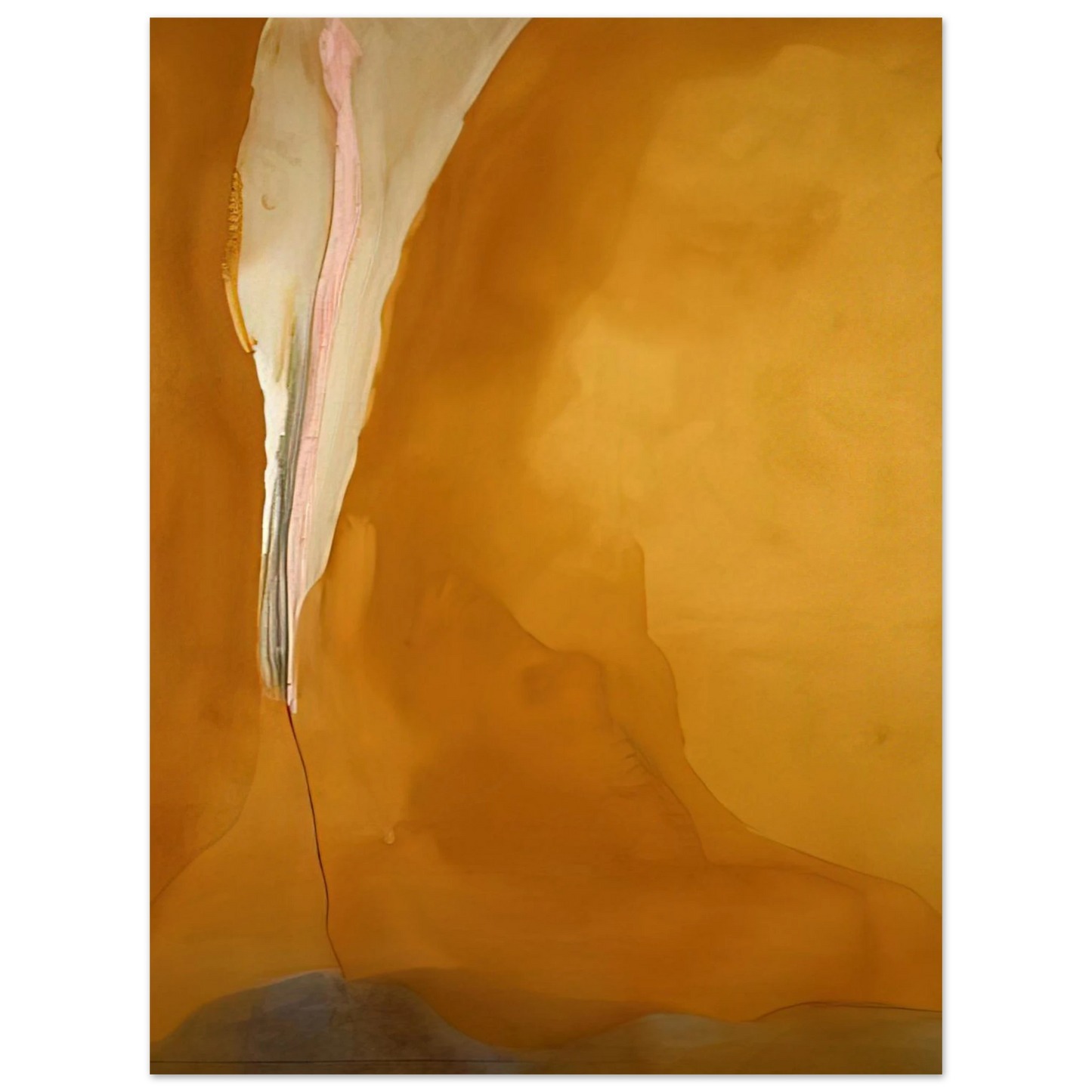 Helen Frankenthaler - Coral Wedge - 1972 Wall art - 70x100 cm / 28x40 inches - Fine Art Poster - -