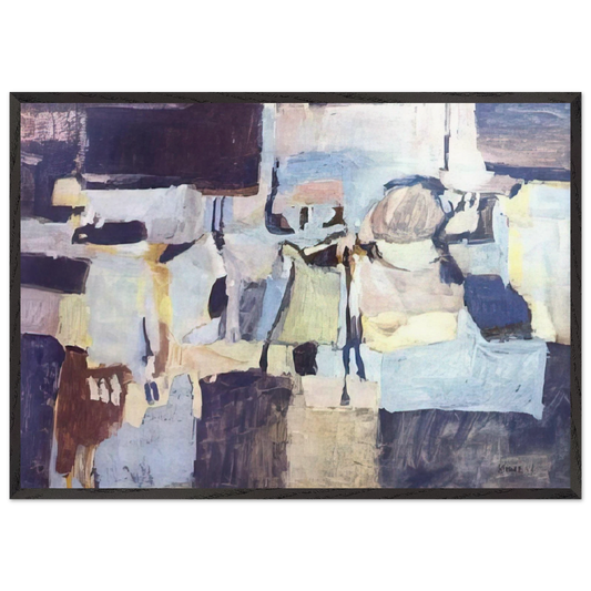 Pintura - 1958 - Menez Framed Art Print – Black Wooden Frame - Default Title - -Framed Art Print