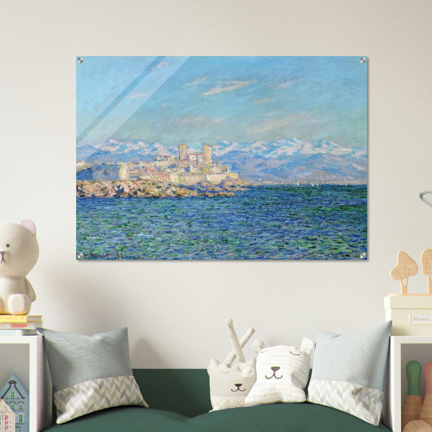 Antibes, Afternoon Effect - claude monet Acrylic Print - 70x100 cm / 28x40″ inches