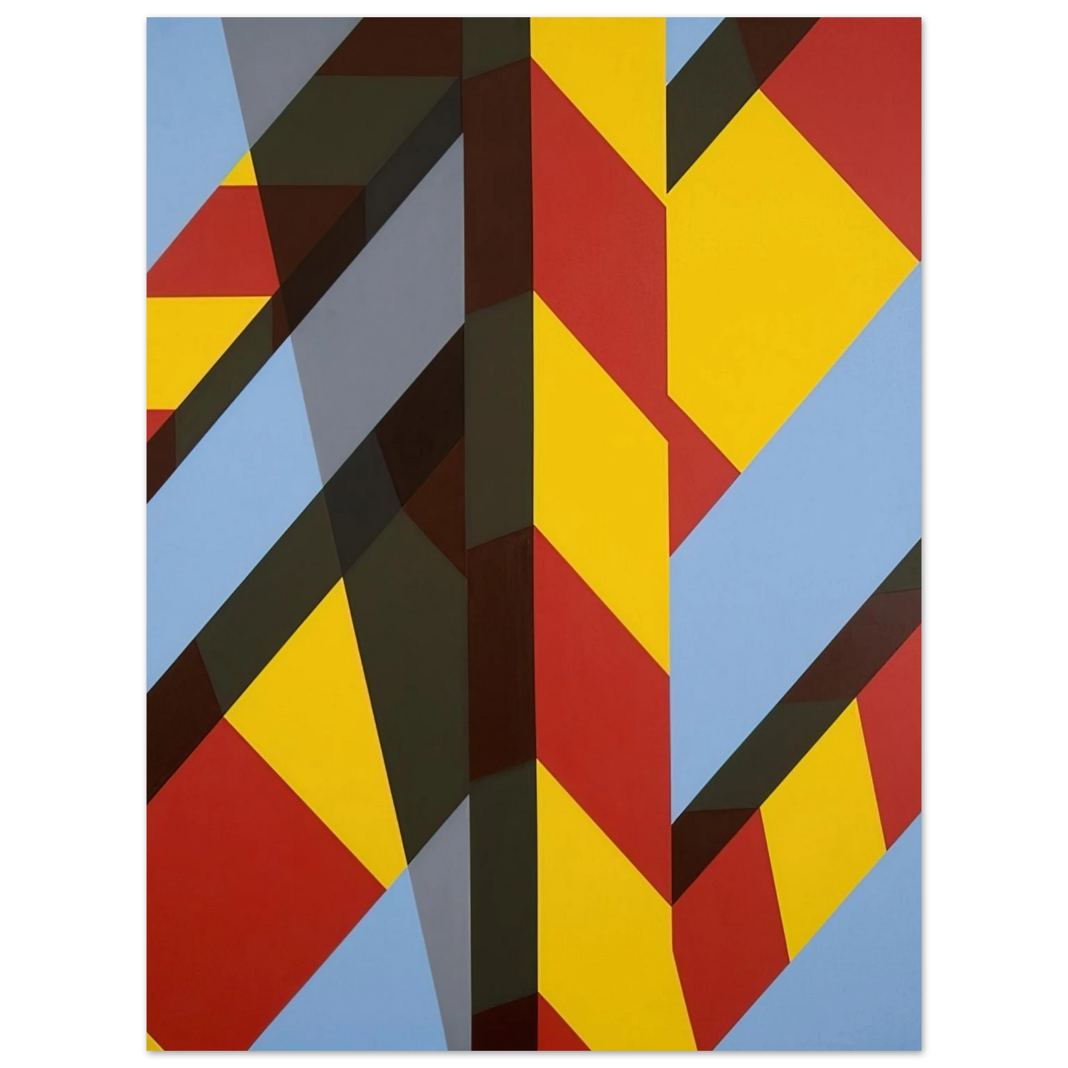 Allan D Arcangelo - Landscape BB - 1974  75x100 cm / 30x40inches Fine Art Poster