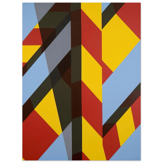 Allan D Arcangelo - Landscape BB - 1974 Fine Art Poster - Default Title
