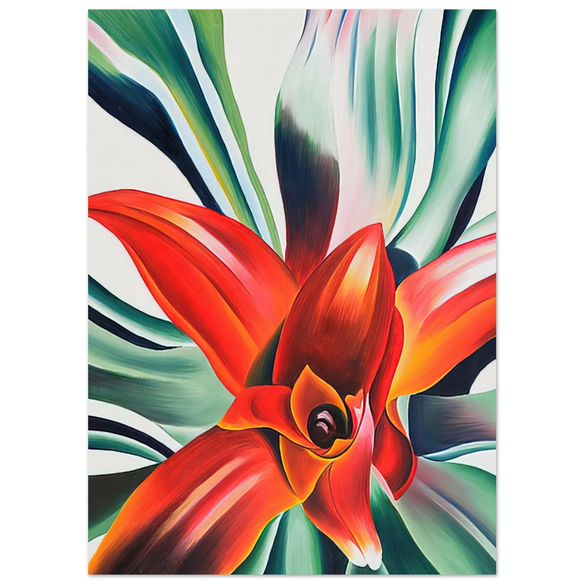 Georgia O'Keeffe - Leaves of a Plant Fine Art Poster - 40x60 cm / 16x24 inches