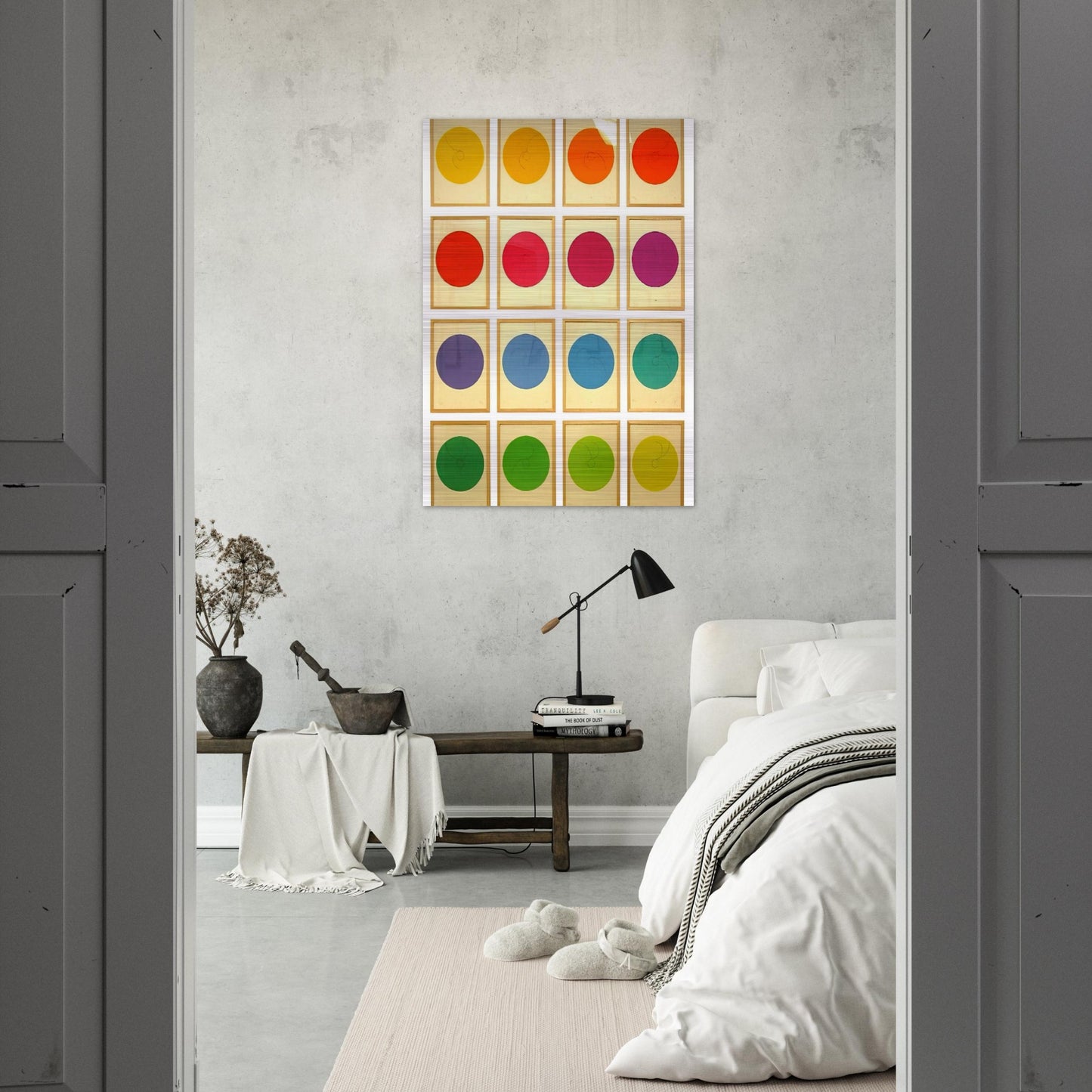 Constellations - 1974 - Max Bill Brushed Aluminum Print - 70x100 cm / 28x40 inches | Max Bill Aluminum Print | Max Bill Prints