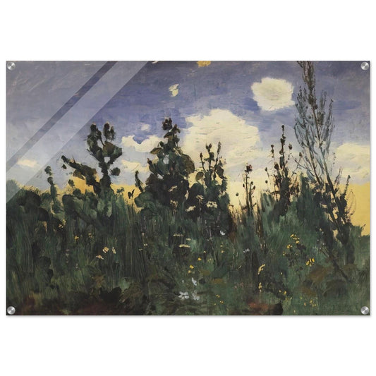 Wild grass - Arkhyp Kuindzhi Acrylic Print - 70x100 cm / 28x40″ inches | Arkhyp Kuindzhi Wall Art | Arkhyp Kuindzhi Prints