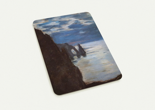 Etretat, the Needle Rock and Porte d'Aval By claude monet Pack of 10 Post Cards | claude monet Post Cards | A6 (10.5 x 14.8 cm) - 4.1 x 5.8 inches