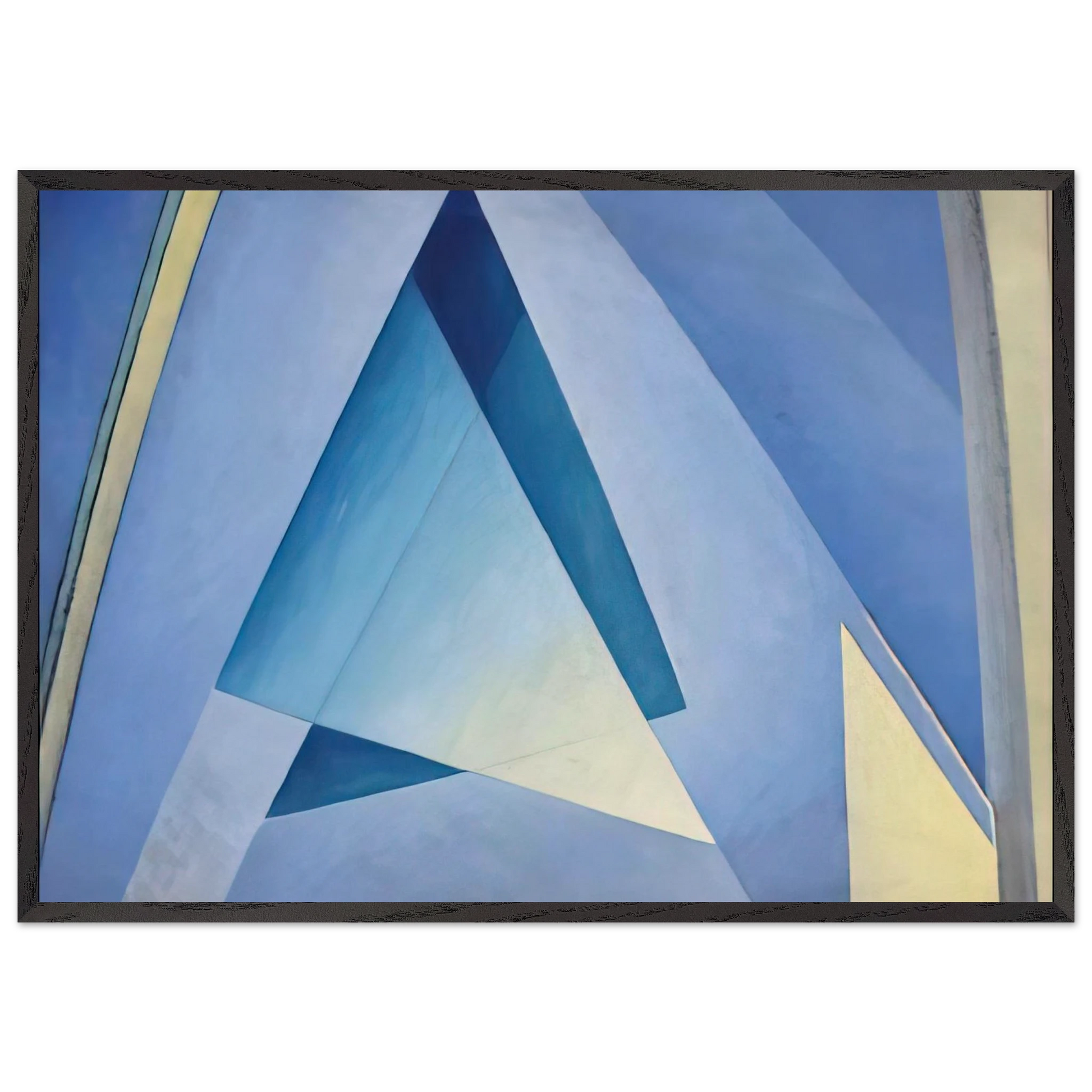 Hanover Abstract - 1938 - Lawren Harris Framed Art Print – Black Wooden Frame - Default Title - -Framed Art Print