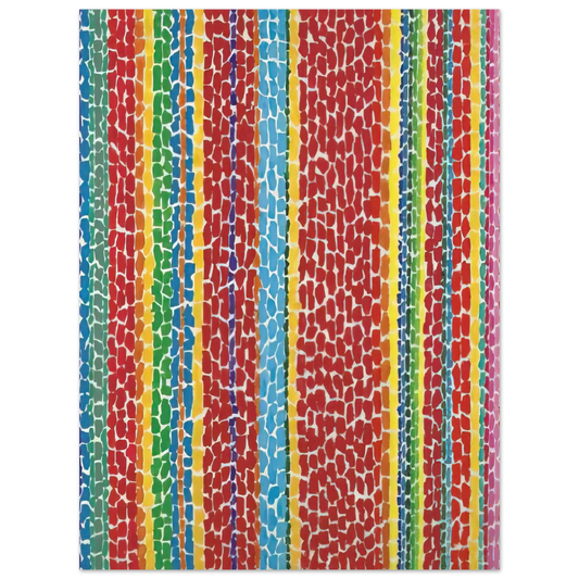 Alma Woodsey Thomas - RED VIOLET NURSERY VIEWED FROM ABOVE 1970 Fine Art Poster - Default Title
