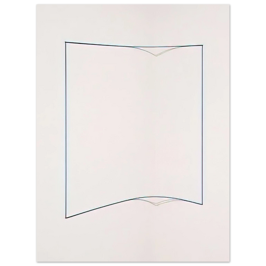 Fred Sandback - Blue Day-glo Corner Piece - 1968 Fine Art Poster - Default Title