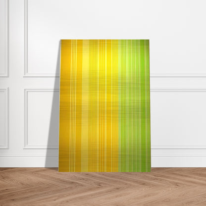 Lime-Lemon - 1970 - Gene Davis Brushed Aluminum Print - 70x100 cm / 28x40 inches | Gene Davis Aluminum Print | Gene Davis Prints