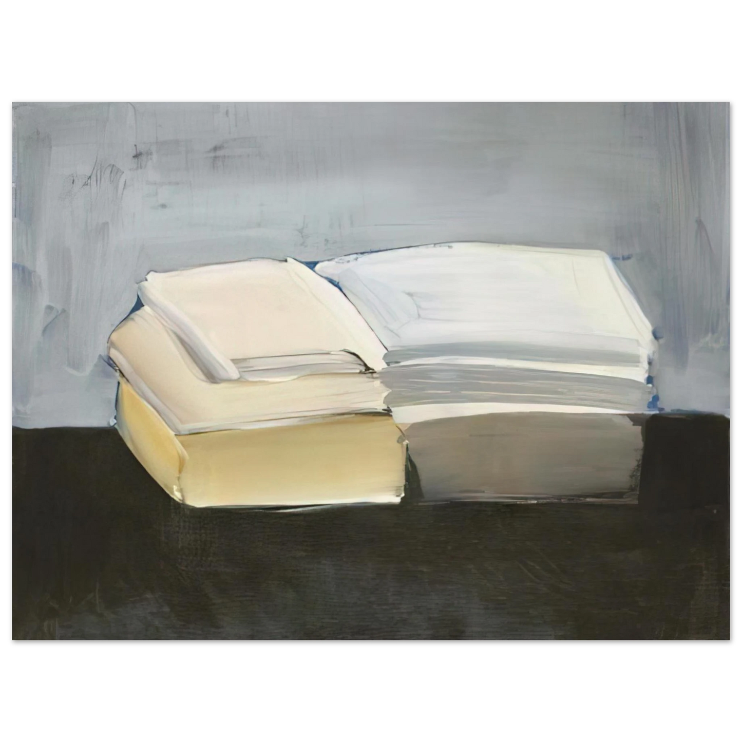 Nicolas de Stael - Livres - Lyrical Abstraction Fine Art Poster - 13x18 cm / 5x7 inches
