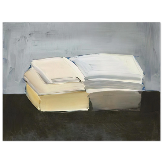 Nicolas de Stael - Livres - Lyrical Abstraction Fine Art Poster - 13x18 cm / 5x7 inches
