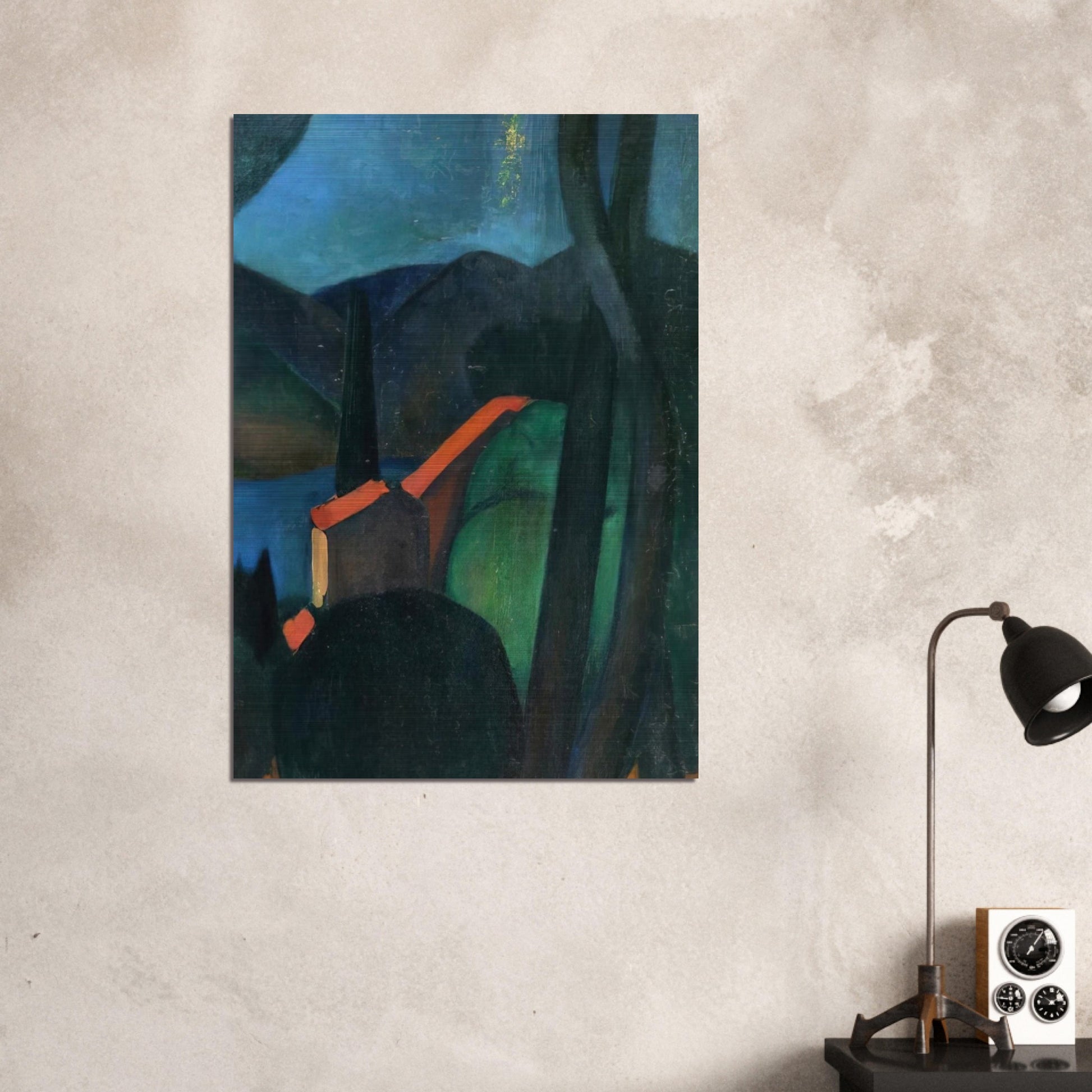 MARTIGUES LANDSCAPE 1908 - Andre Derain Brushed Aluminum Print - 70x100 cm / 28x40 inches | Andre Derain Aluminum Print | Andre Derain Prints