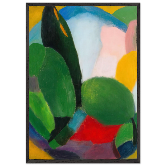 VARIATION 1916 - Alexej von Jawlensky Framed Art Print – Black Wooden Frame - Default Title - -Framed Art Print
