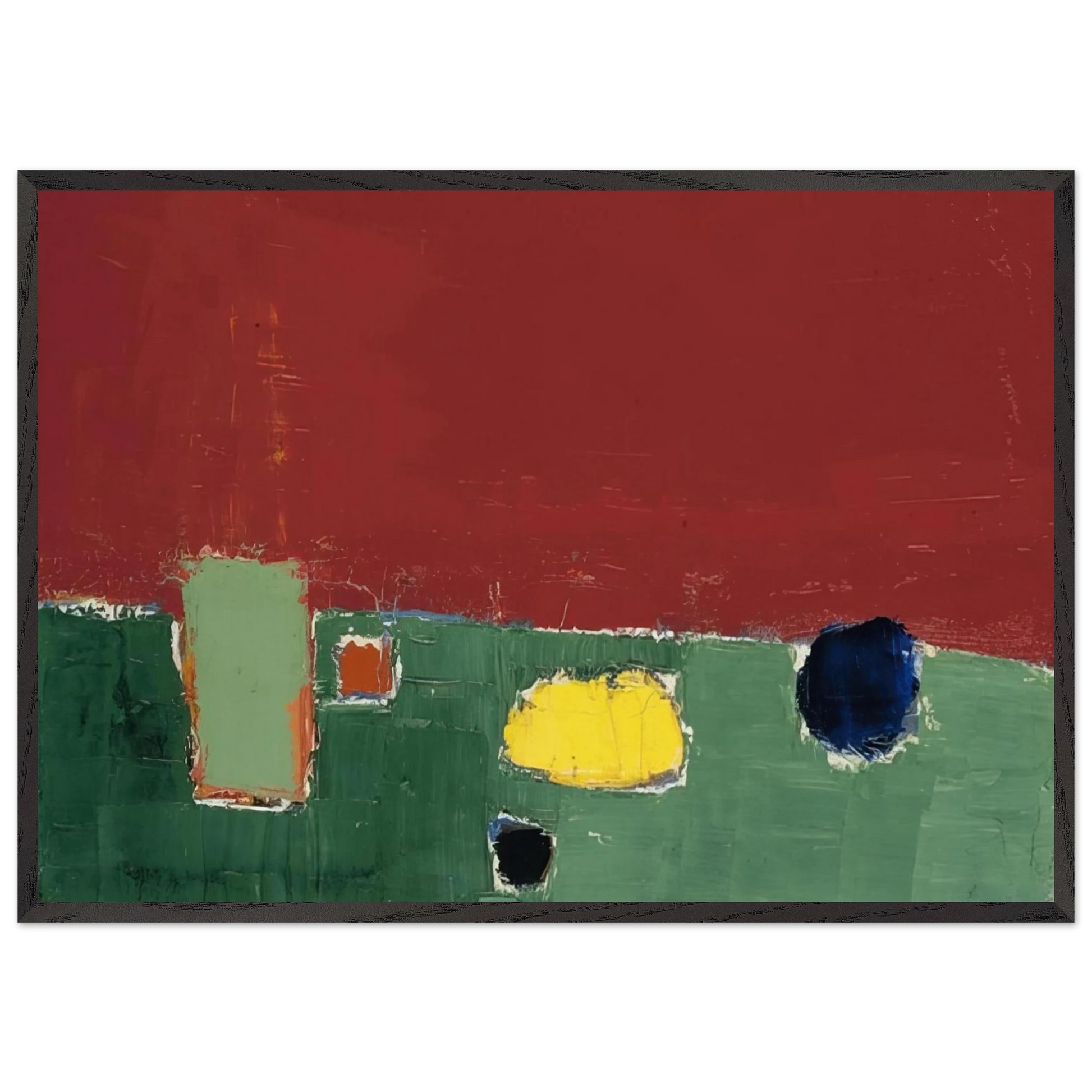 Nature morte - 1952 - Nicolas de Stael Framed Art Print – Black Wooden Frame - Default Title - -Framed Art Print