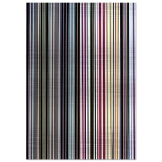 Black Dahlia - 1971 - Gene Davis Brushed Aluminum Print - 70x100 cm / 28x40 inches | Gene Davis Aluminum Print | Gene Davis Prints