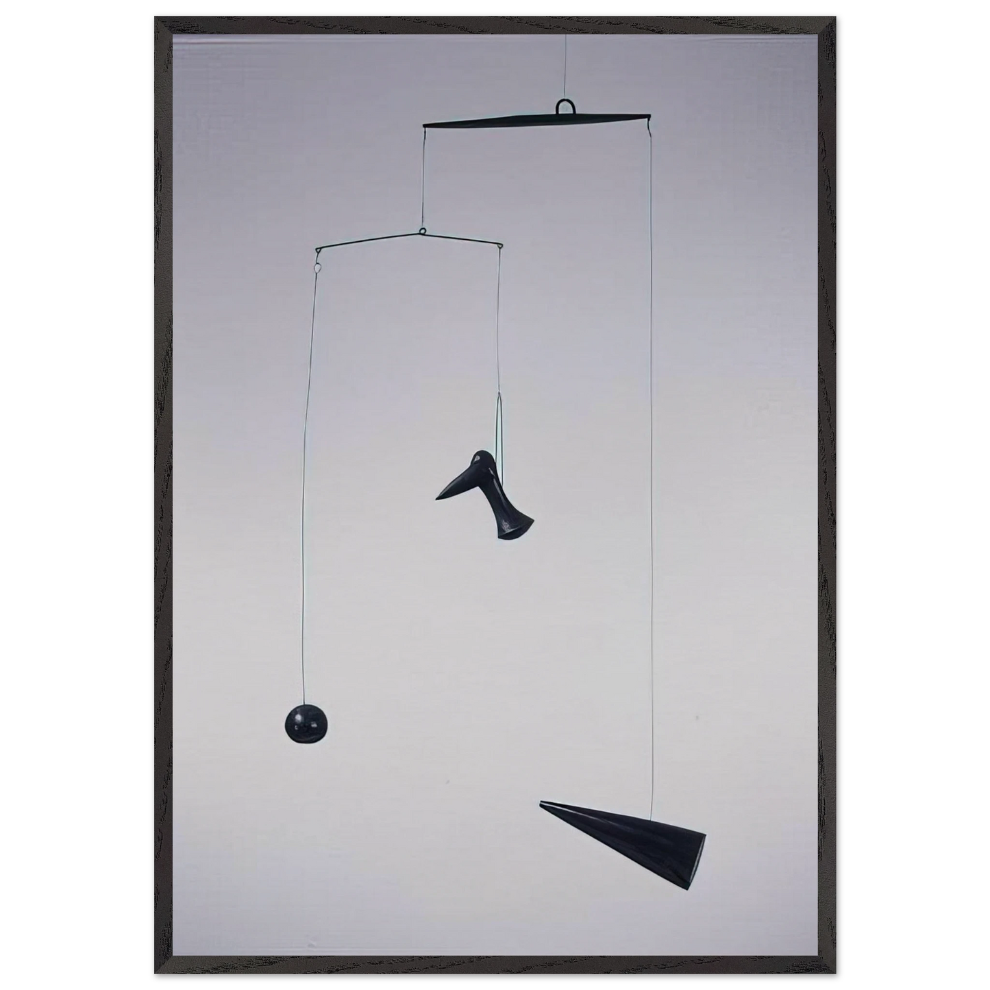 CONE DEBENE 1933 - Alexander Calder Framed Art Print – Black Wooden Frame - Default Title - -Framed Art Print