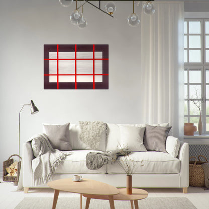 Untitled from Artists Against Torture Portfolio - 1993 - Donald Judd Brushed Aluminum Print - 70x100 cm / 28x40 inches | Donald Judd Aluminum Print | Donald Judd Prints