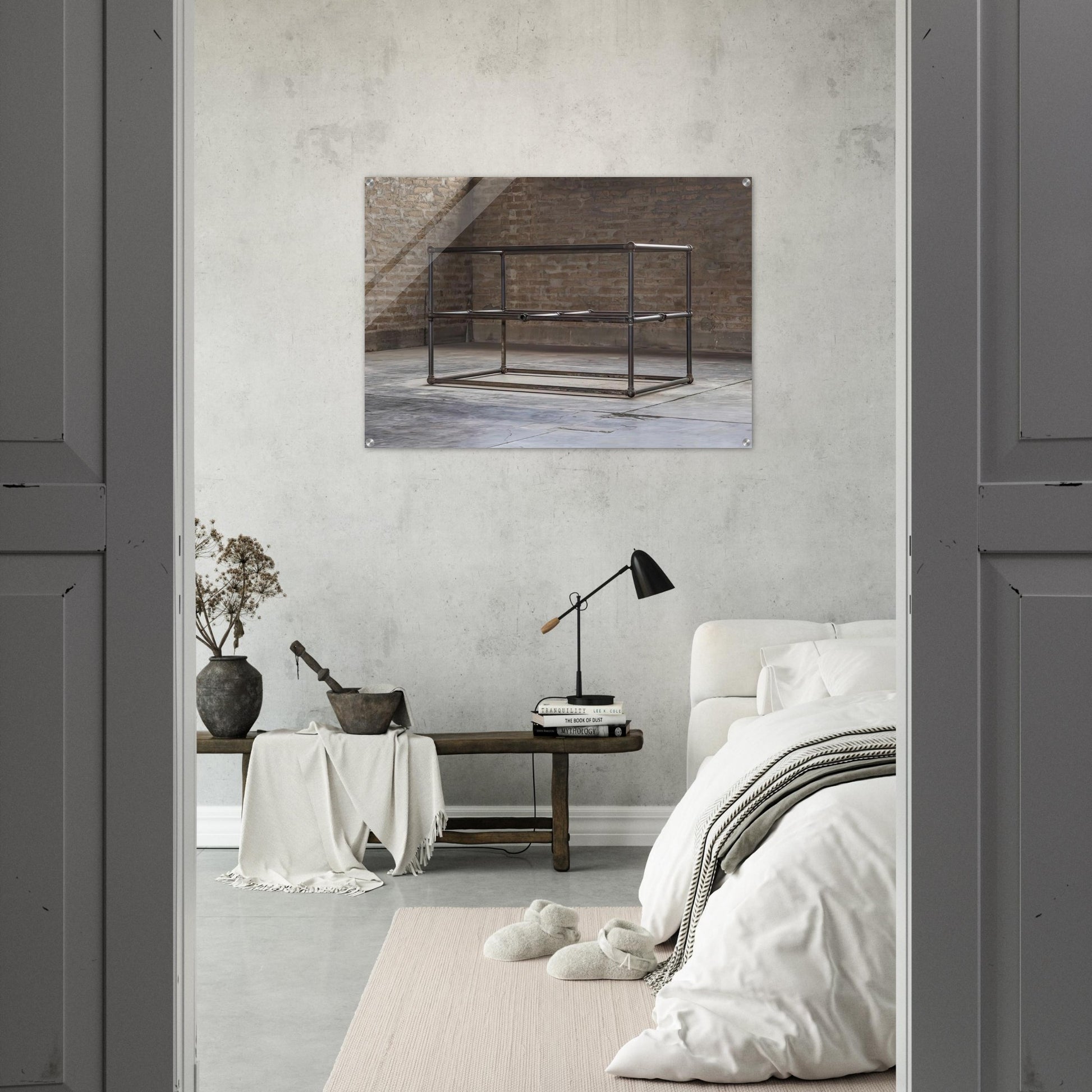 To Dave Shackman - 1964 - Donald Judd Acrylic Print - 70x100 cm / 28x40″ inches | Donald Judd Wall Art | Donald Judd Prints