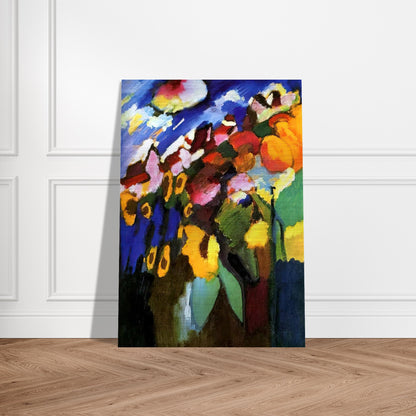 MURNAU GARDEN 1909 - Wassily Kandinsky Brushed Aluminum Print - 70x100 cm / 28x40 inches | Wassily Kandinsky Aluminum Print | Wassily Kandinsky Prints
