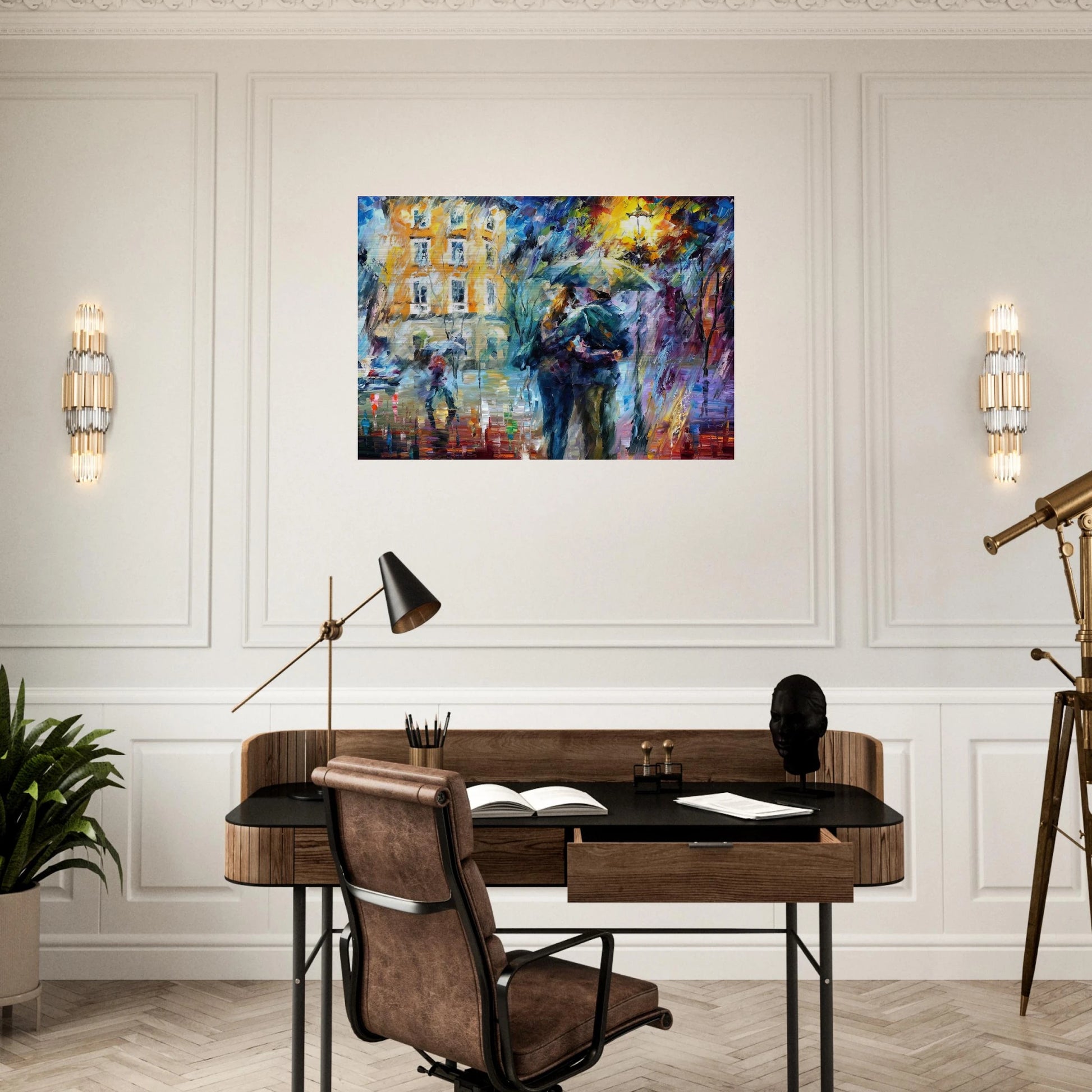 Leonid Afremov - Leonid Afremov Brushed Aluminum Print - 70x100 cm / 28x40 inches | Leonid Afremov Aluminum Print | Leonid Afremov Prints