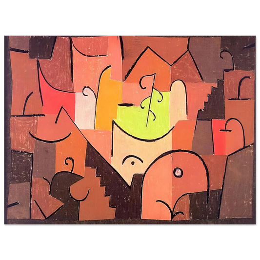 Paul Klee - STAGE LANDSCAPE 1922 Fine Art Poster - Default Title