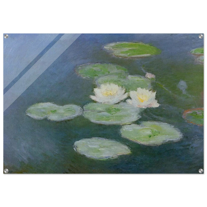 Water Lilies, Evening Effect - claude monet Acrylic Print - 70x100 cm / 28x40″ inches
