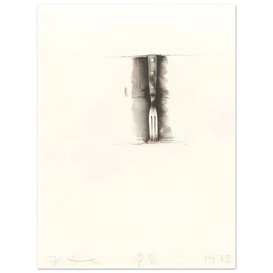 Jim Dine - UNTITLED FROM TEN WINTER TOOLS 1973 8 Fine Art Poster - Default Title