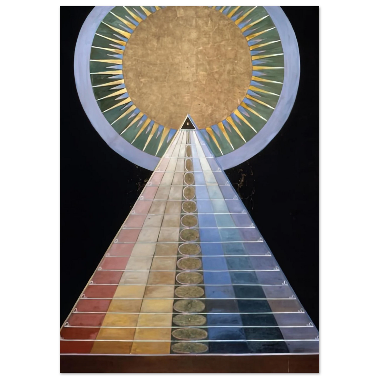 Hilma af Klint - ALTAR PAINTING 1915 Wall art - 50x70 cm / 20x28 Inches - Fine Art Poster - -