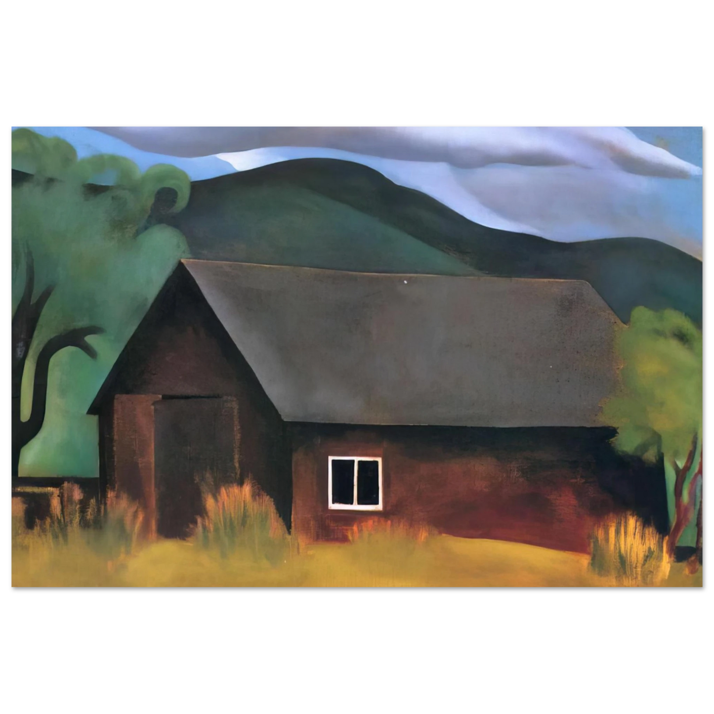 Georgia O'Keeffe - My Shanty, Lake George Fine Art Poster - 75x100 cm / 30x40 inches