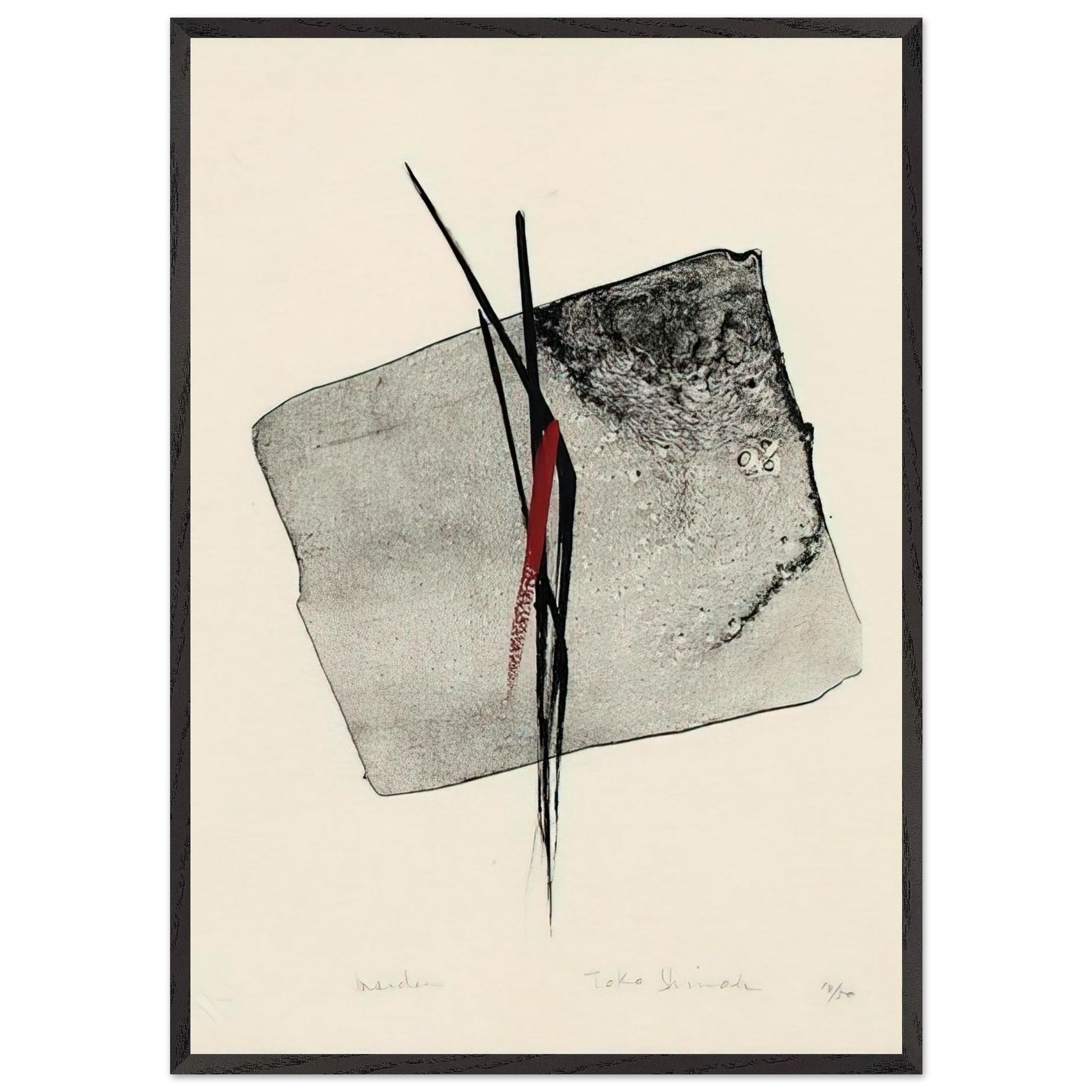 Maiden - 1985 - Toko Shinoda Framed Art Print – Black Wooden Frame - Default Title - -Framed Art Print