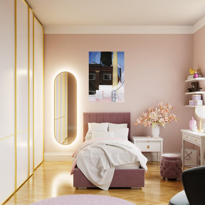 And the Home of the Brave - 1931 - Charles Demuth Brushed Aluminum Print - 70x100 cm / 28x40 inches | Charles Demuth Aluminum Print | Charles Demuth Prints