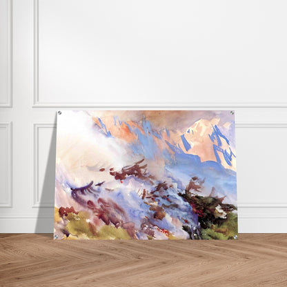 Mountain Fire - John Singer Sargent Acrylic Print - 70x100 cm / 28x40″ inches