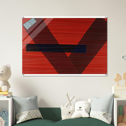 Blue Line - Sam Gilliam Acrylic Print - 70x100 cm / 28x40″ inches | Sam Gilliam Wall Art | Sam Gilliam Prints