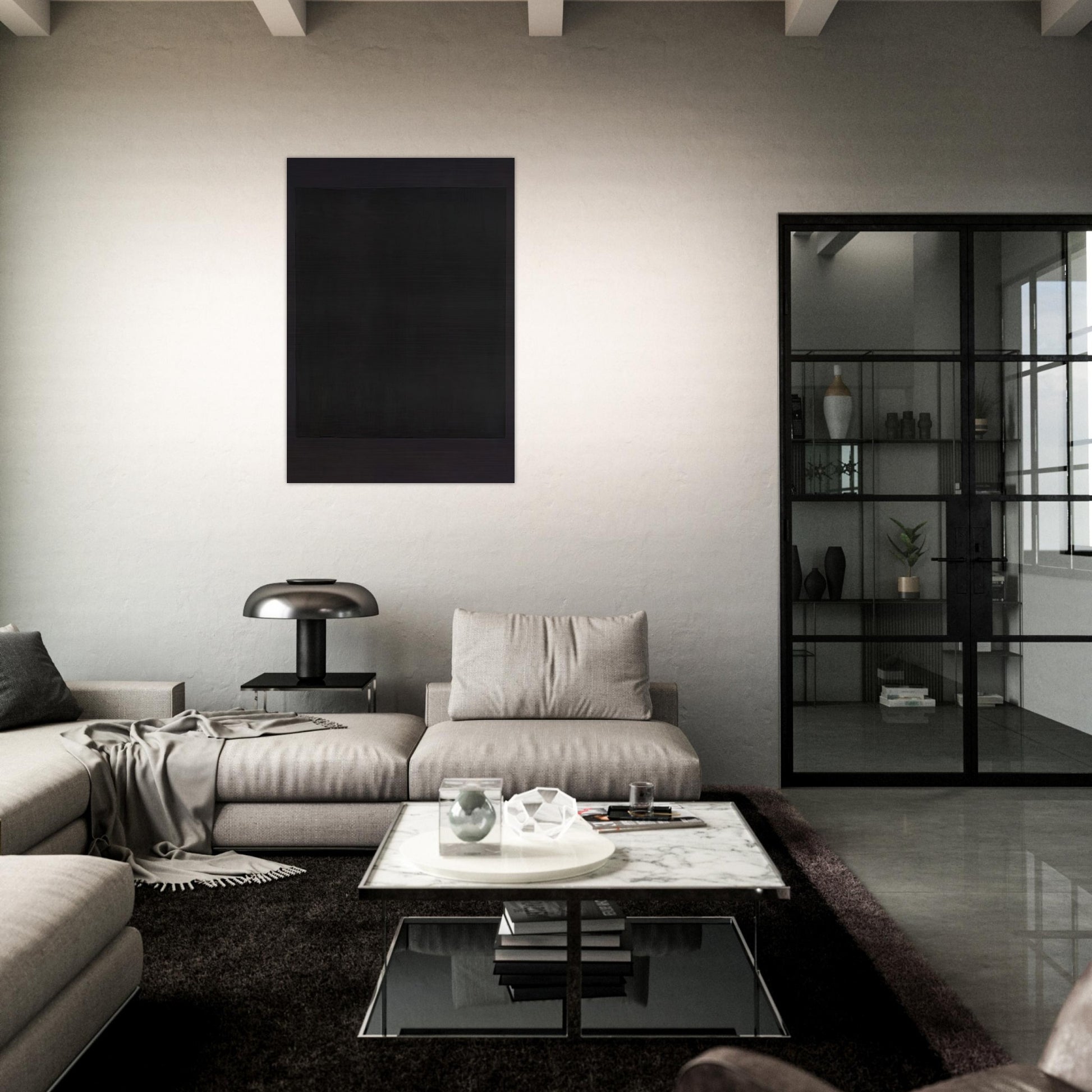 No. 7 - 1964 - Mark Rothko Brushed Aluminum Print - 70x100 cm / 28x40 inches | Mark Rothko Aluminum Print | Mark Rothko Prints