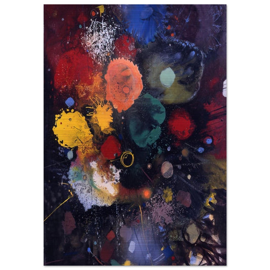 Flowers No. 5 - 1975 - Gebre Kristos Desta Brushed Aluminum Print - 70x100 cm / 28x40 inches | Gebre Kristos Desta Aluminum Print | Gebre Kristos Desta Prints
