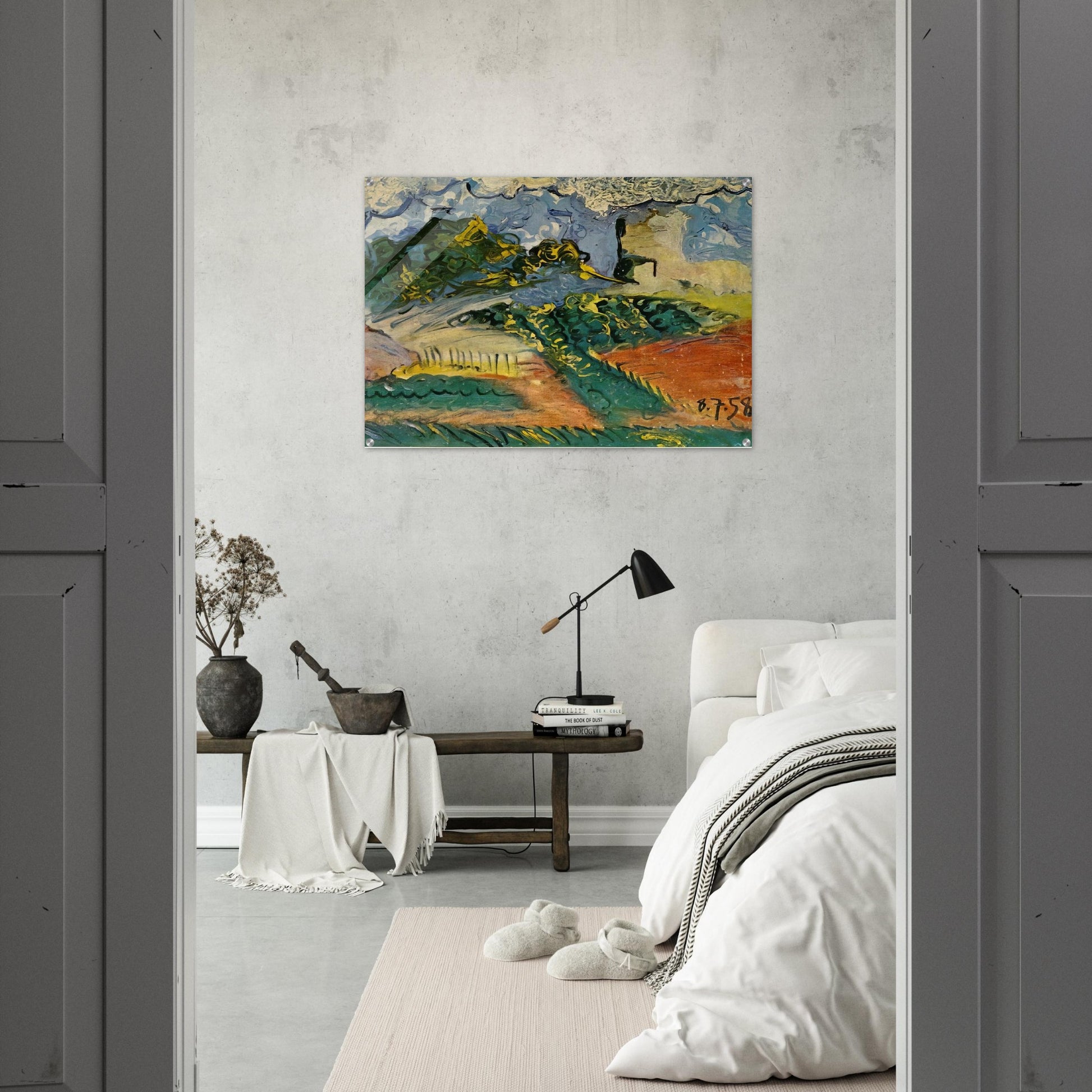 Untitled - 1958 - Pablo Picasso Acrylic Print - 70x100 cm / 28x40″ inches | Pablo Picasso Wall Art | Pablo Picasso Prints